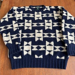 Vintage Ralph Lauren Country Star Hand Knit Sweater